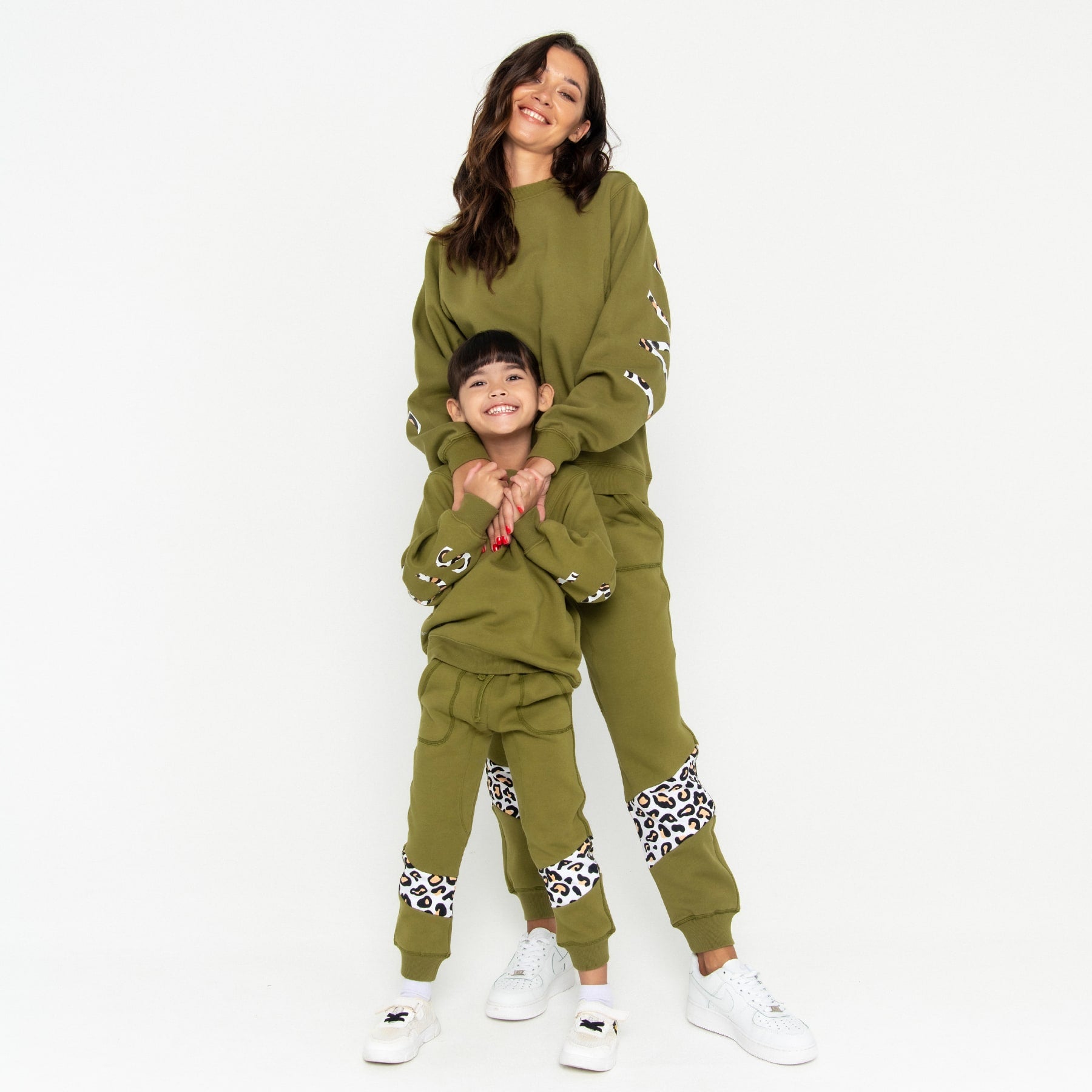 Mini Track Pant Spliced Final Sale - Olive Martini