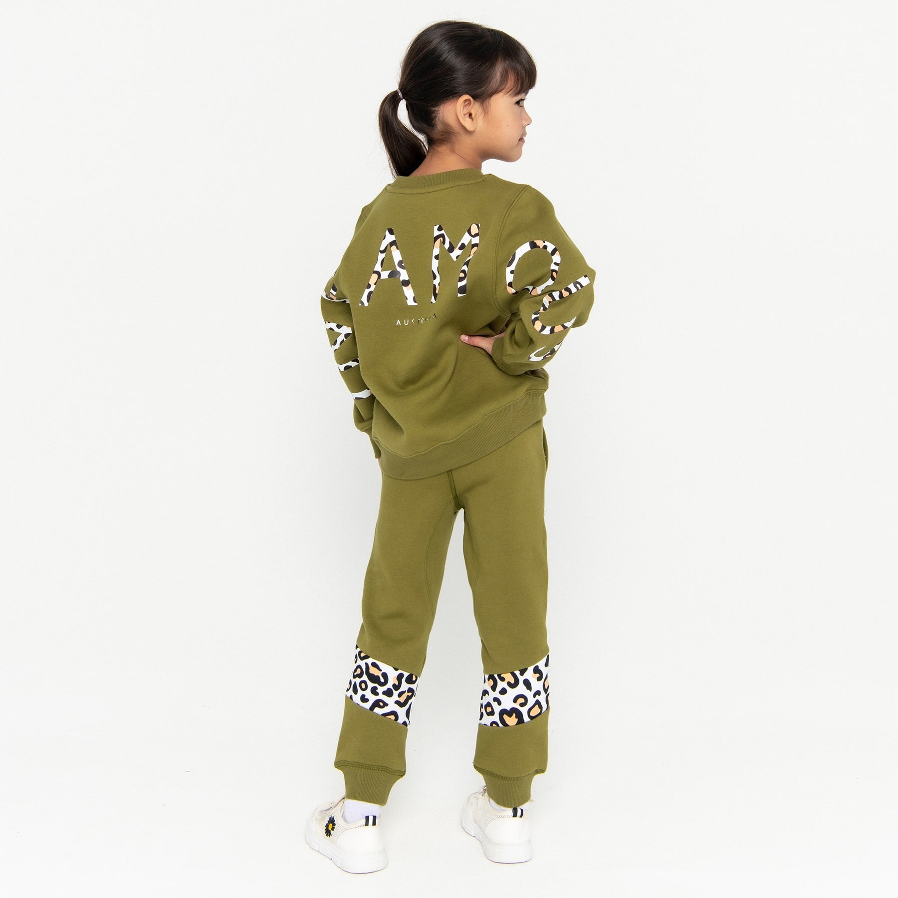 Mini Signature Sweatshirt Final Sale - Olive Martini