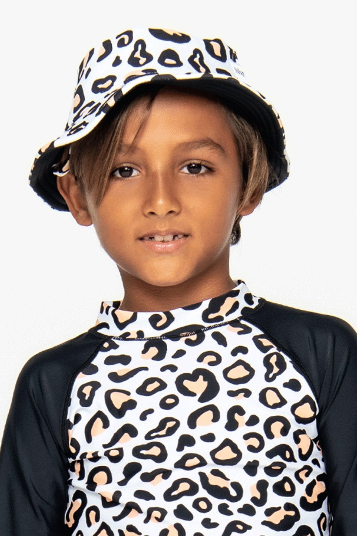 Infamous Swim Daisy Swim Hat in Safari Leopard