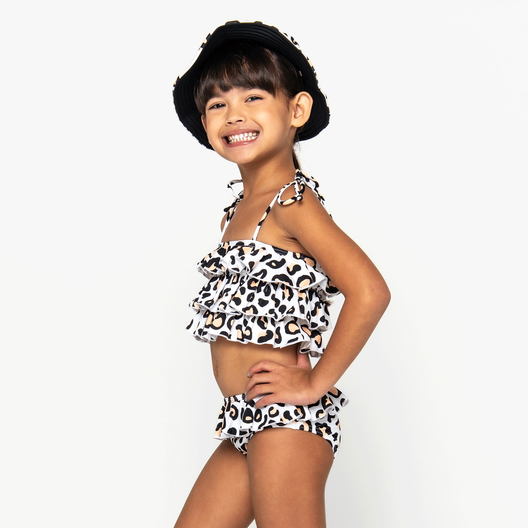 Mini Poppy Bikini Set - Safari Leopard