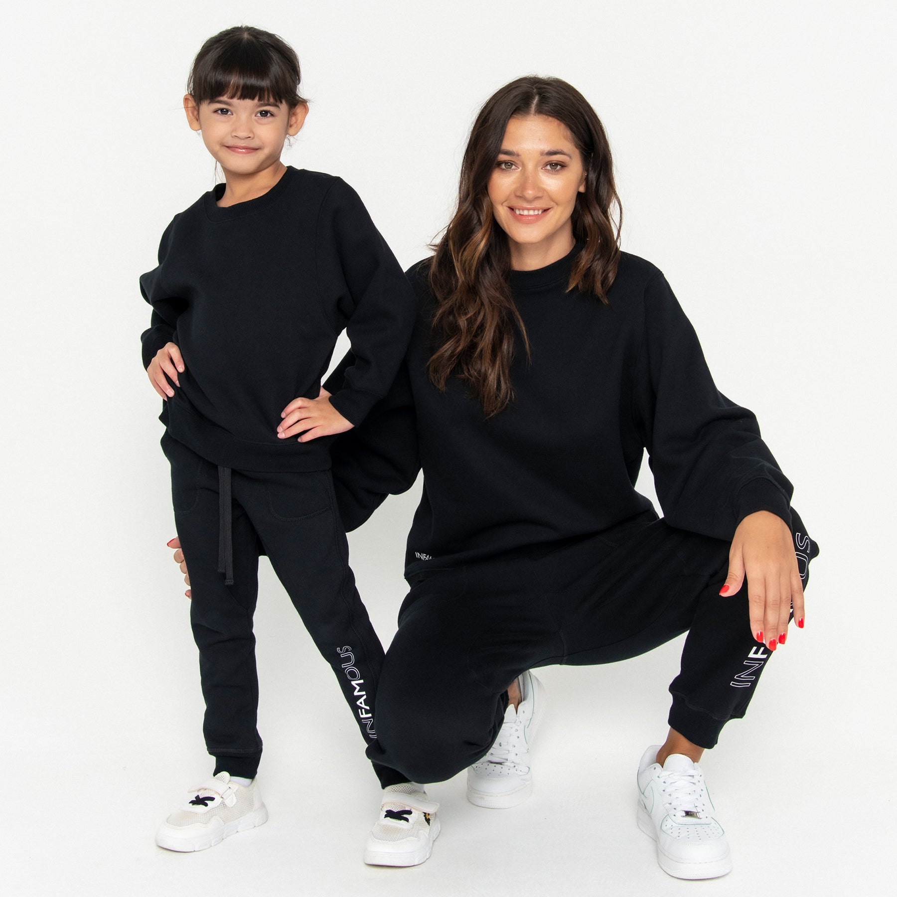 Mini Track Pant Logo Final Sale - Black