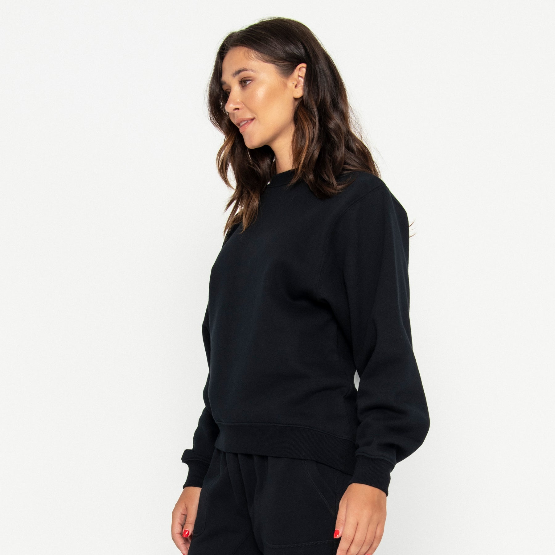 Squared Up Sweatshirt Final Sale - Black