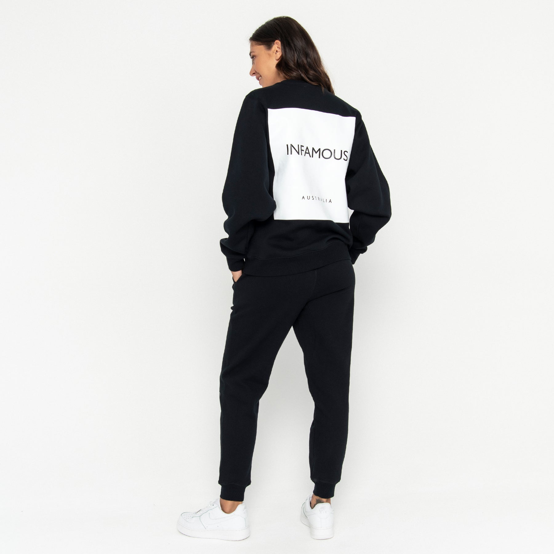 Squared Up Sweatshirt Final Sale - Black