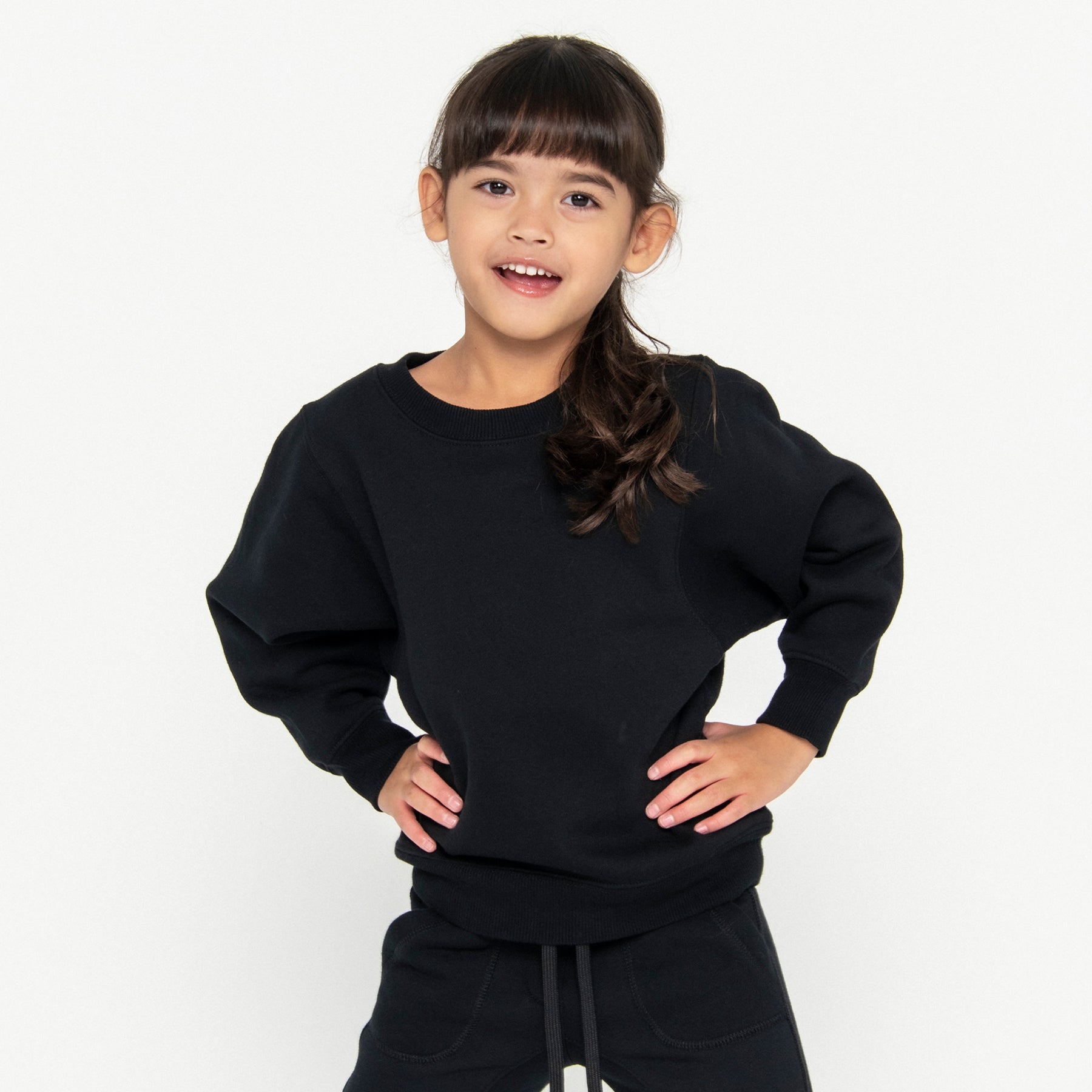 Mini Squared Up Sweatshirt Final Sale - Black