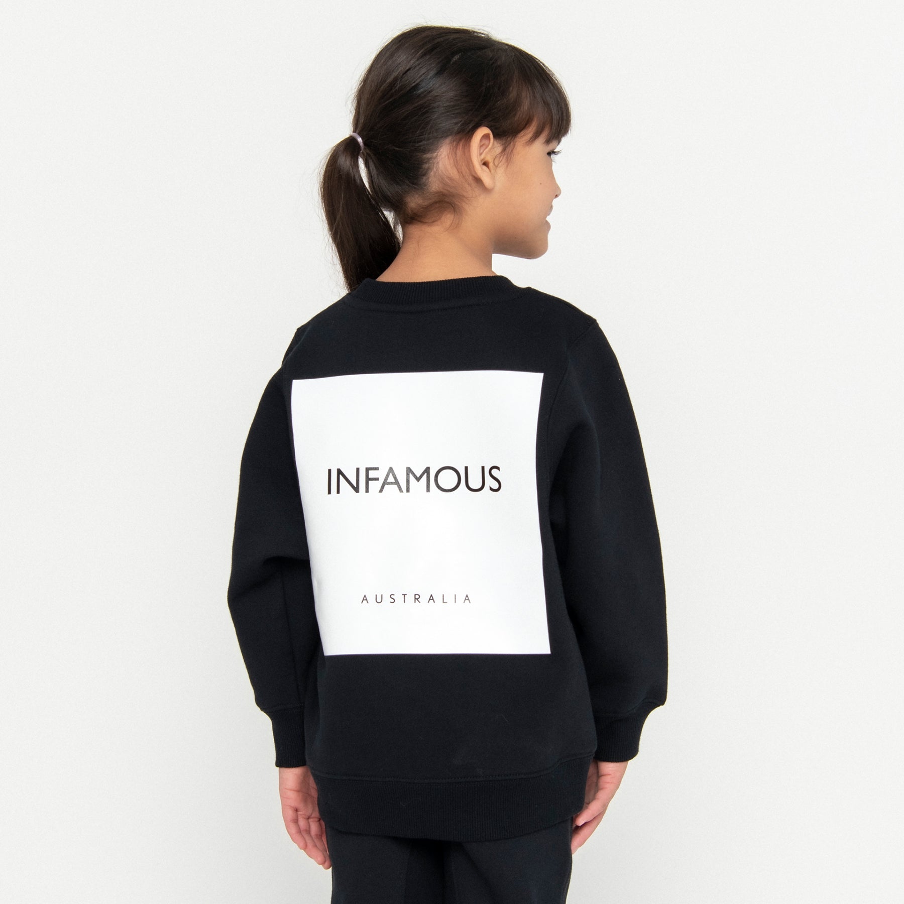 Mini Squared Up Sweatshirt Final Sale - Black