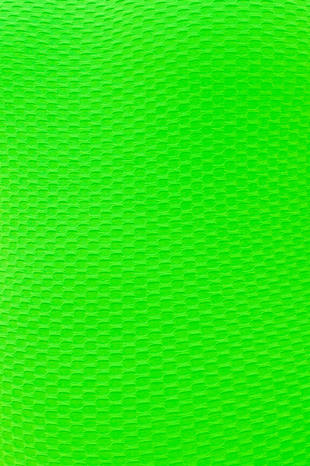 Ginger Bikini Bottom Final Sale - Fluro Waffle Lime