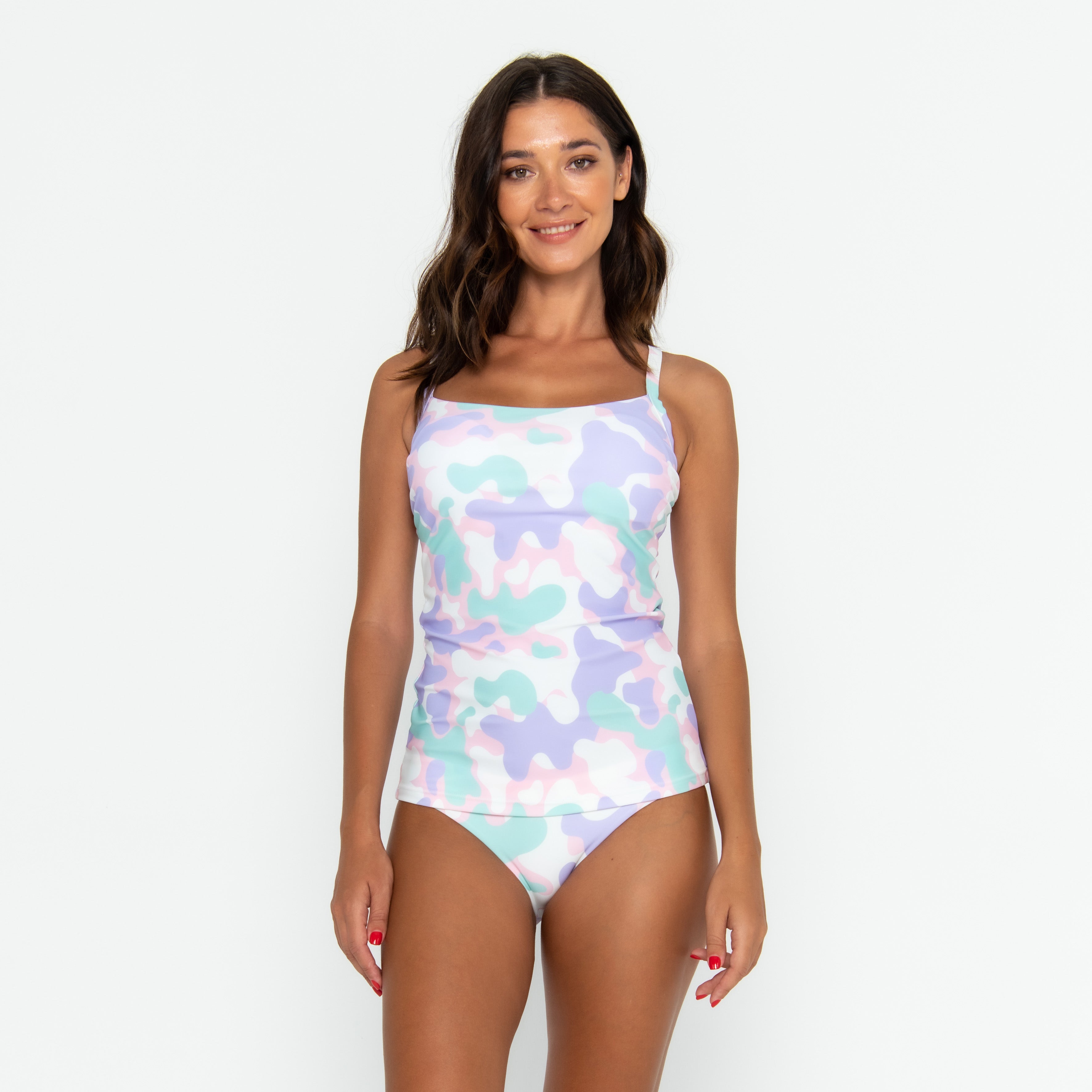 Giselle Tankini Top FINAL SALE - Pastel Camo