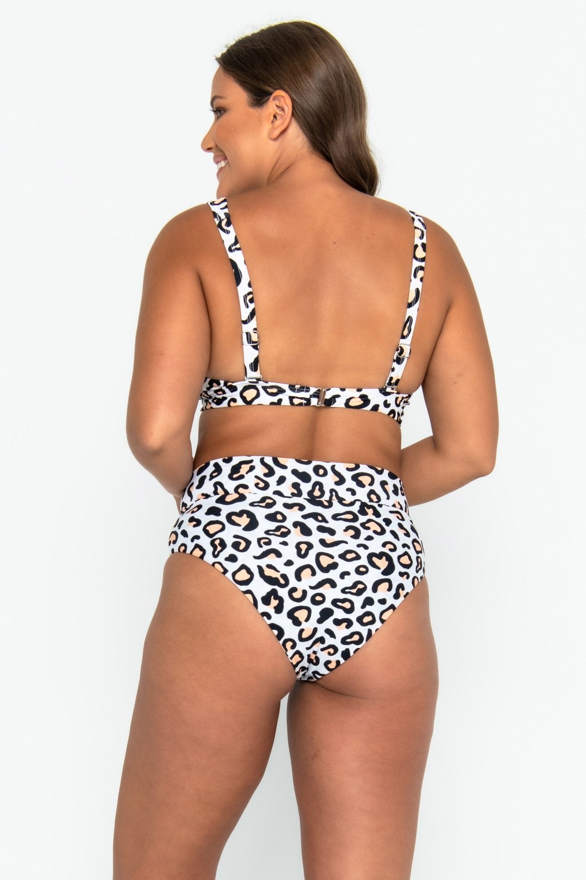 Infamous Swim Lola Bikini Top in Safari Leopard