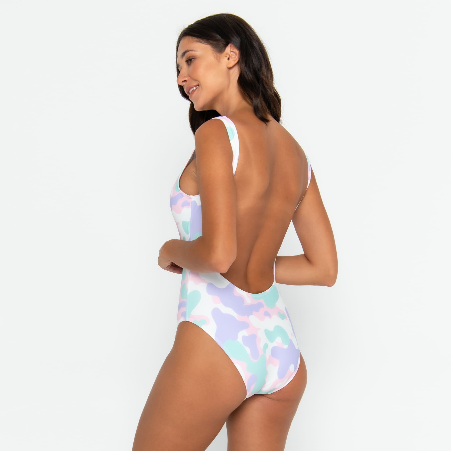 Candice One Piece Final Sale - Pastel Camo