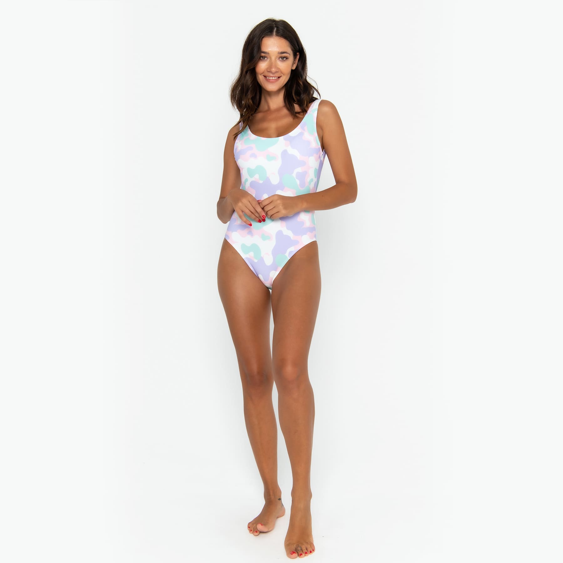 Candice One Piece Final Sale - Pastel Camo