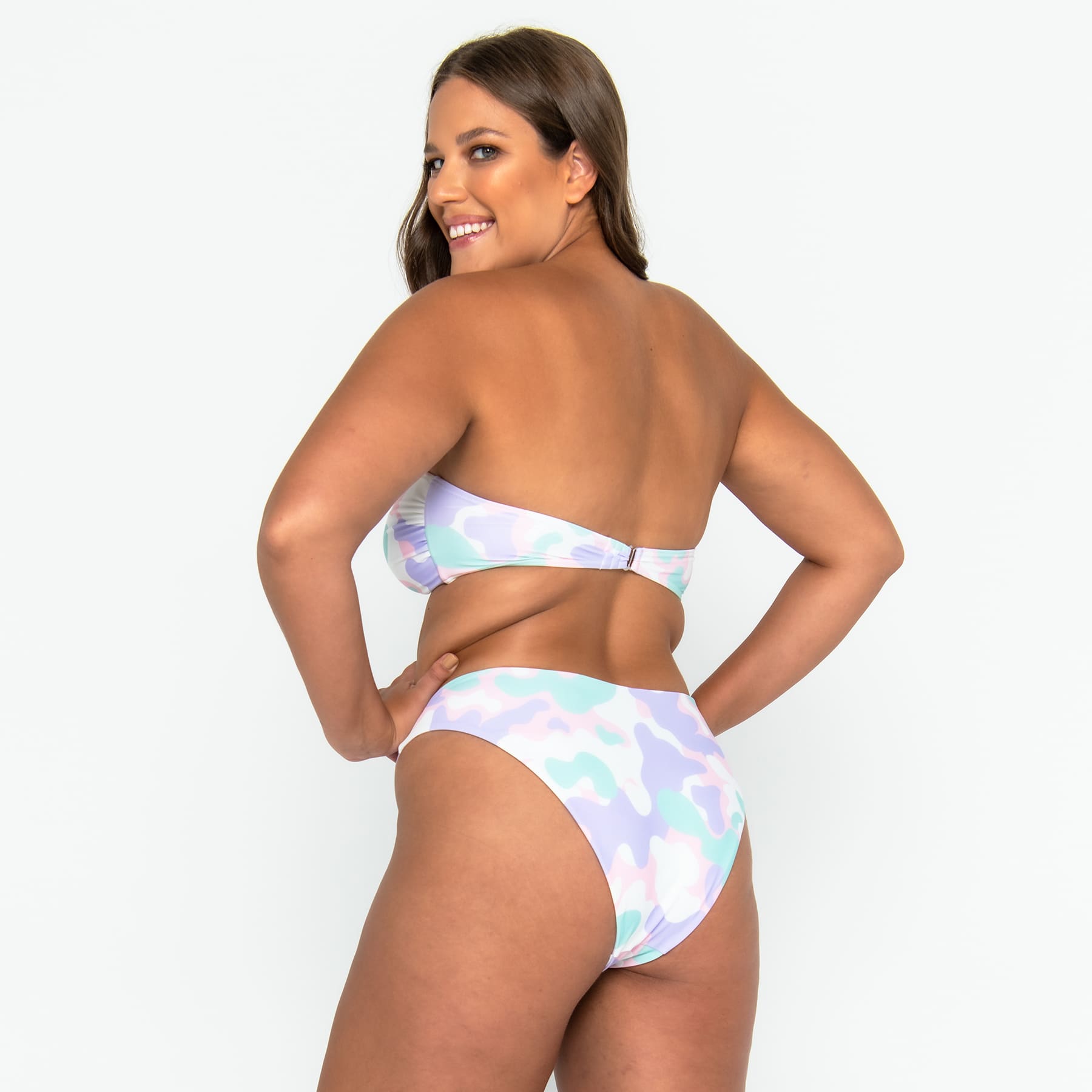 Carrie Bandeau Top FINAL SALE - Pastel Camo