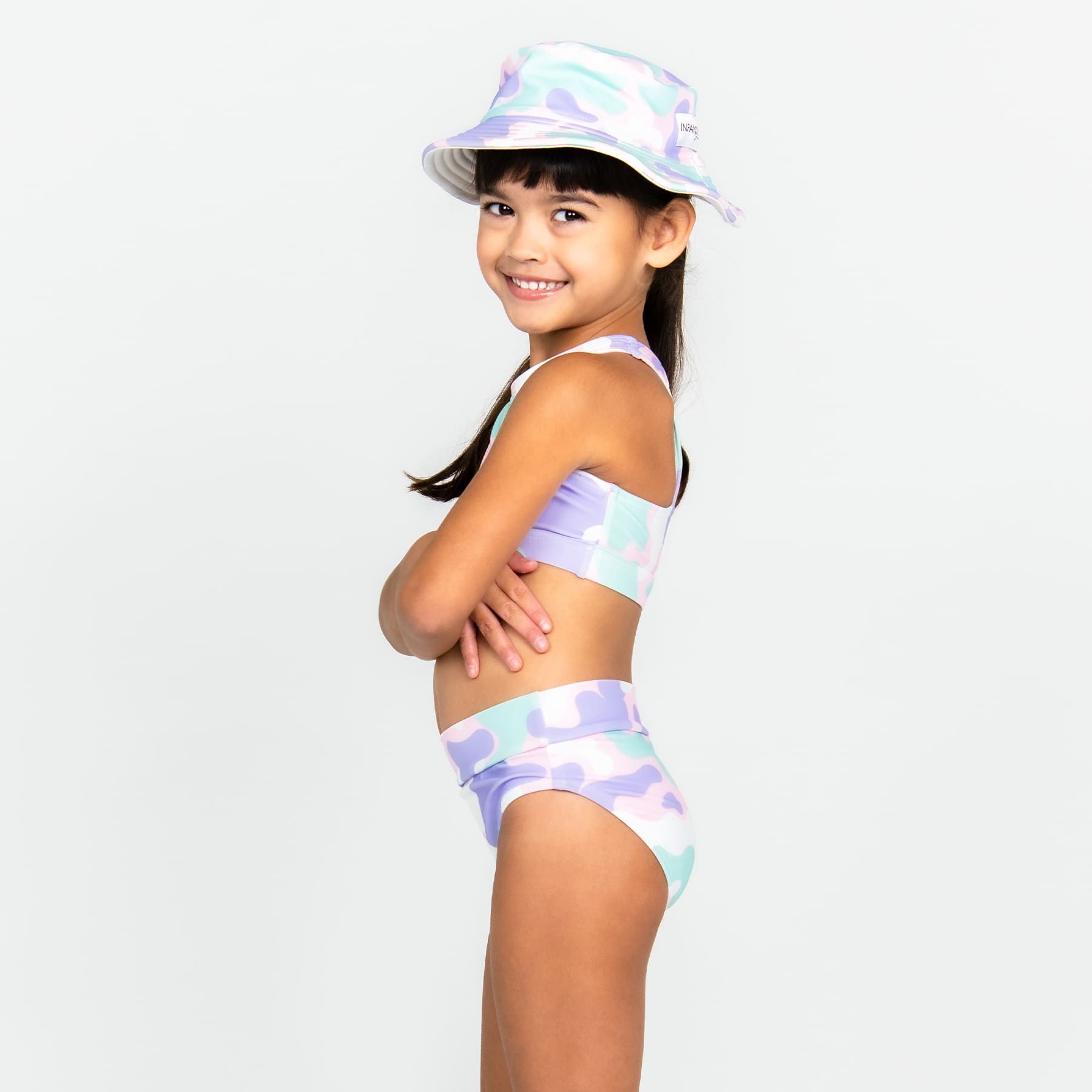 Mini Gia Bikini Set Final Sale - Pastel Camo