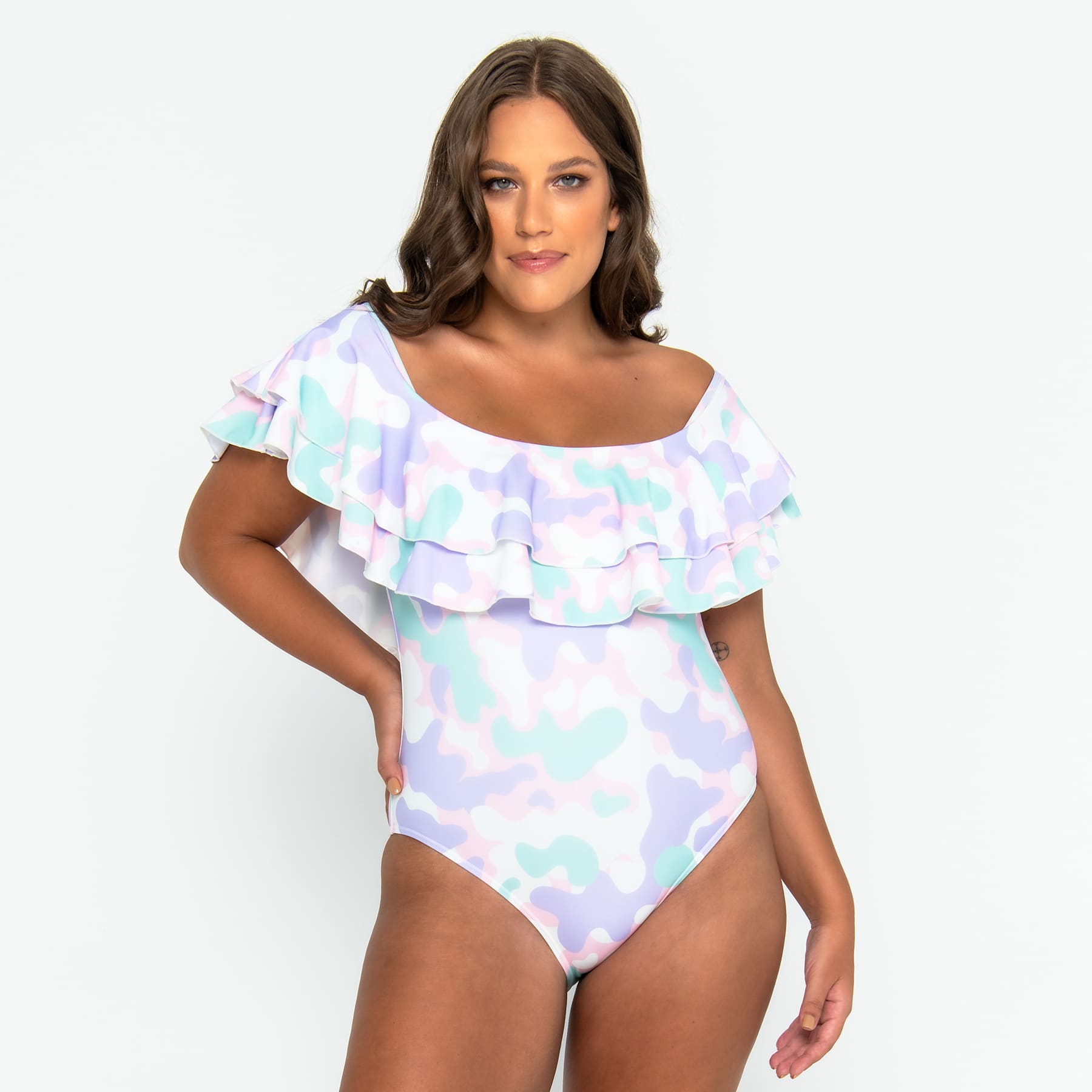 Miranda One Piece Final Sale - Pastel Camo