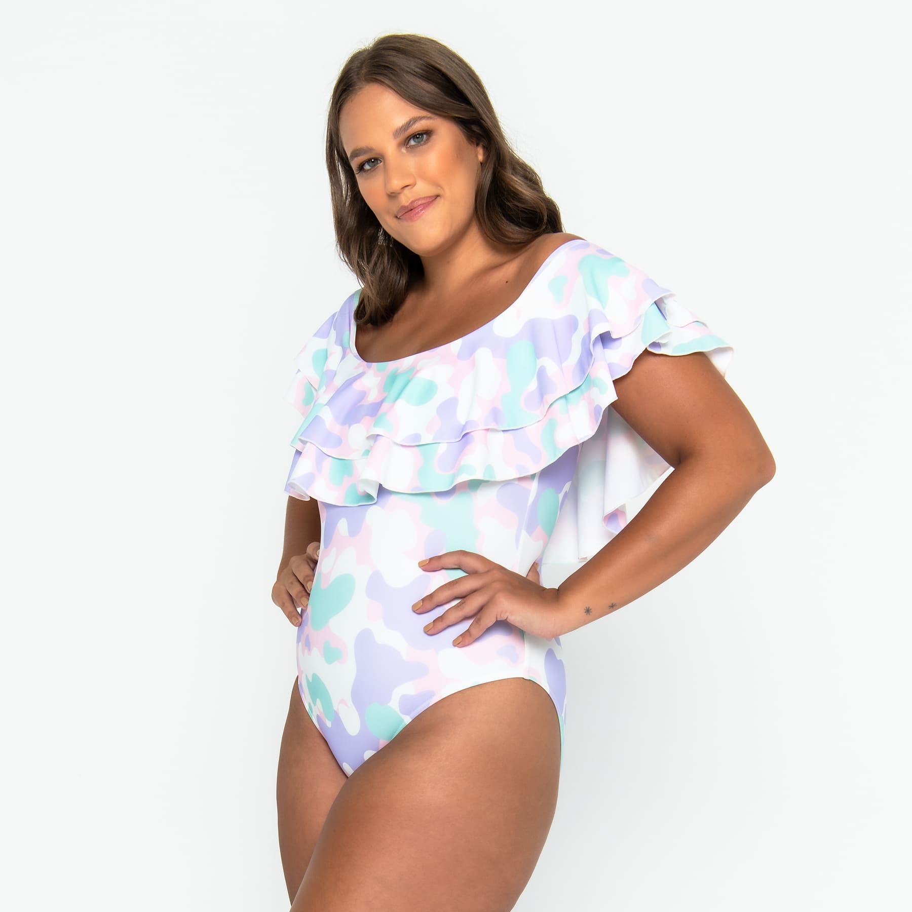 Miranda One Piece Final Sale - Pastel Camo