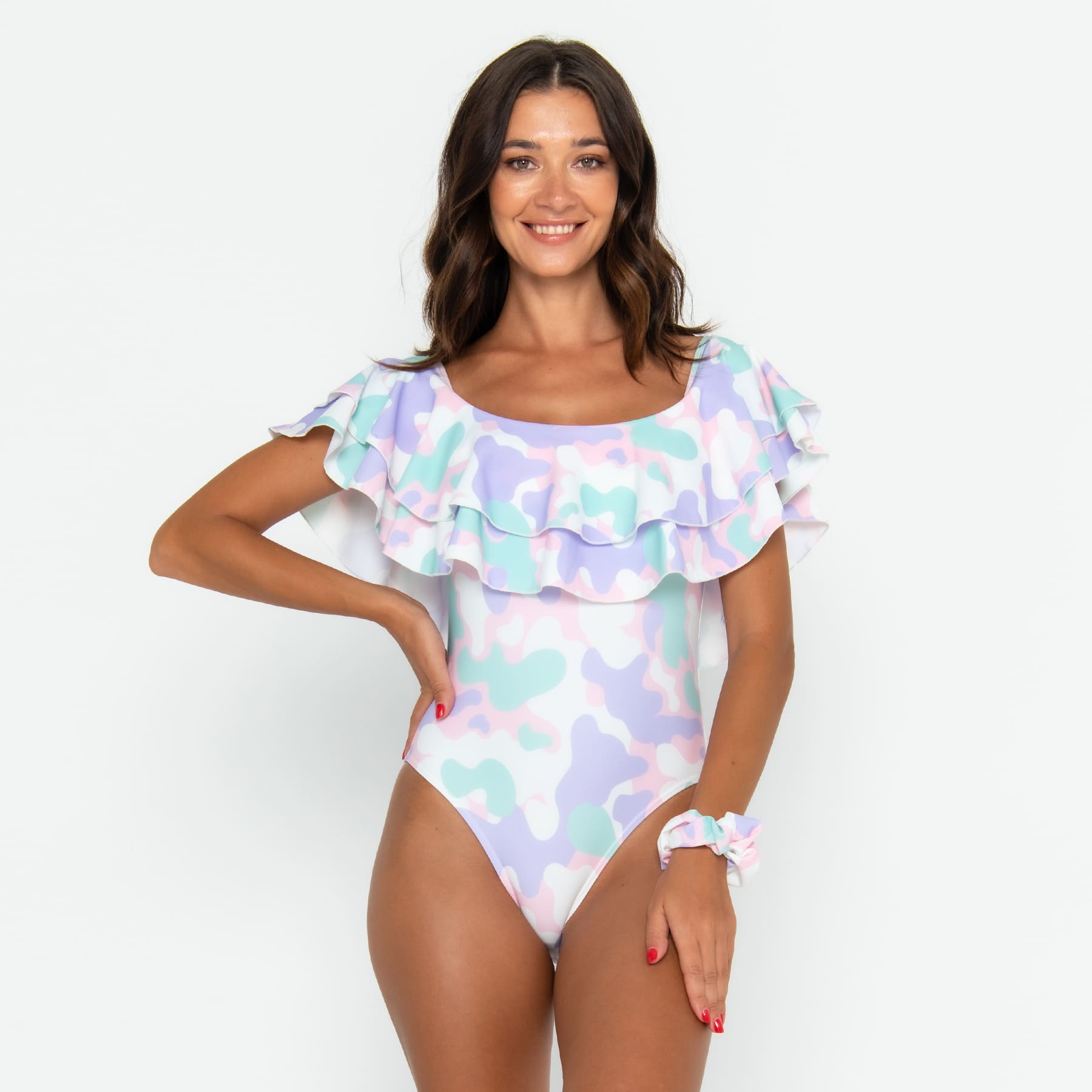 Miranda One Piece Final Sale - Pastel Camo