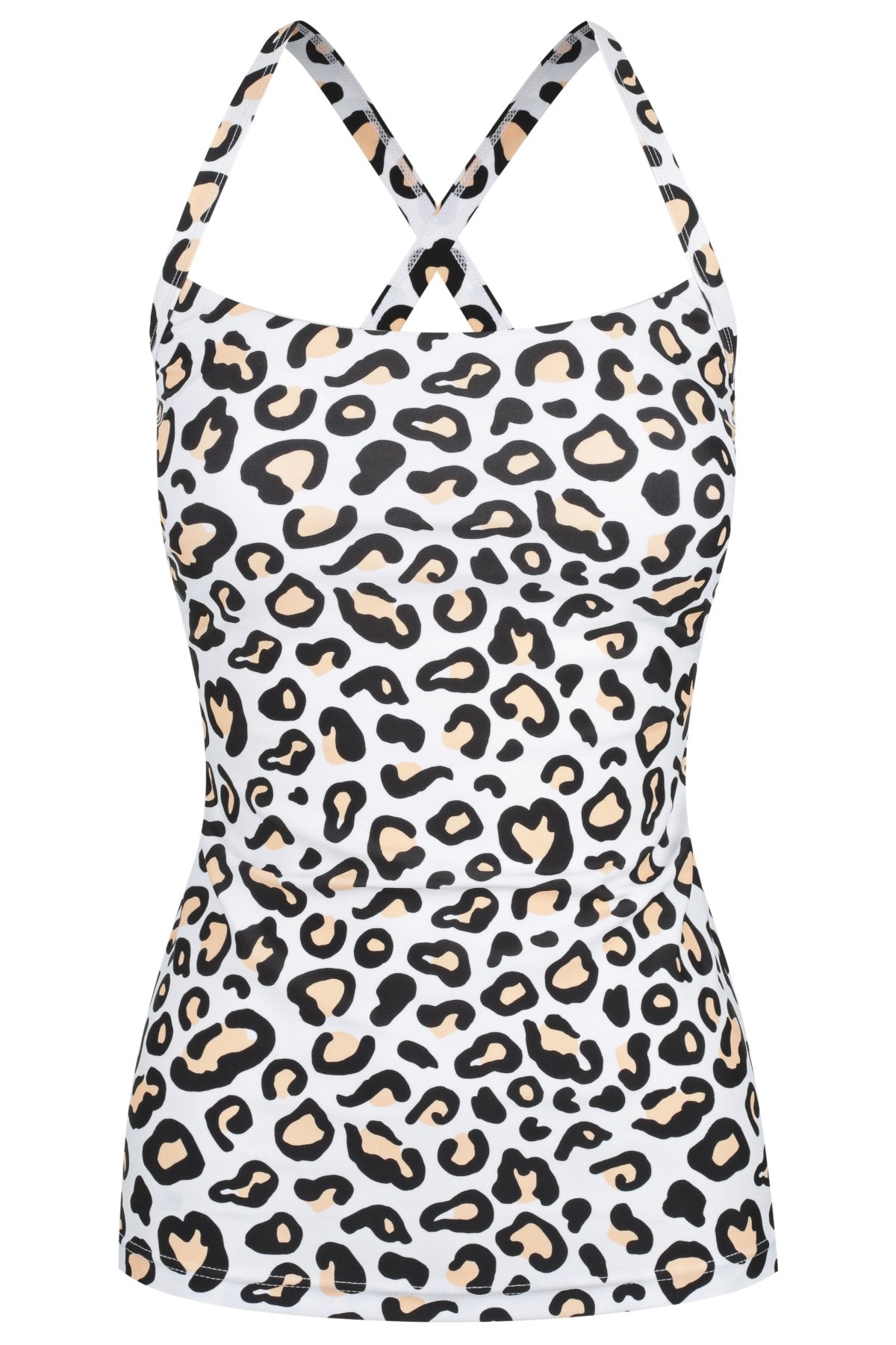 Infamous Swim Giselle Taniki Top in Safari Leopard