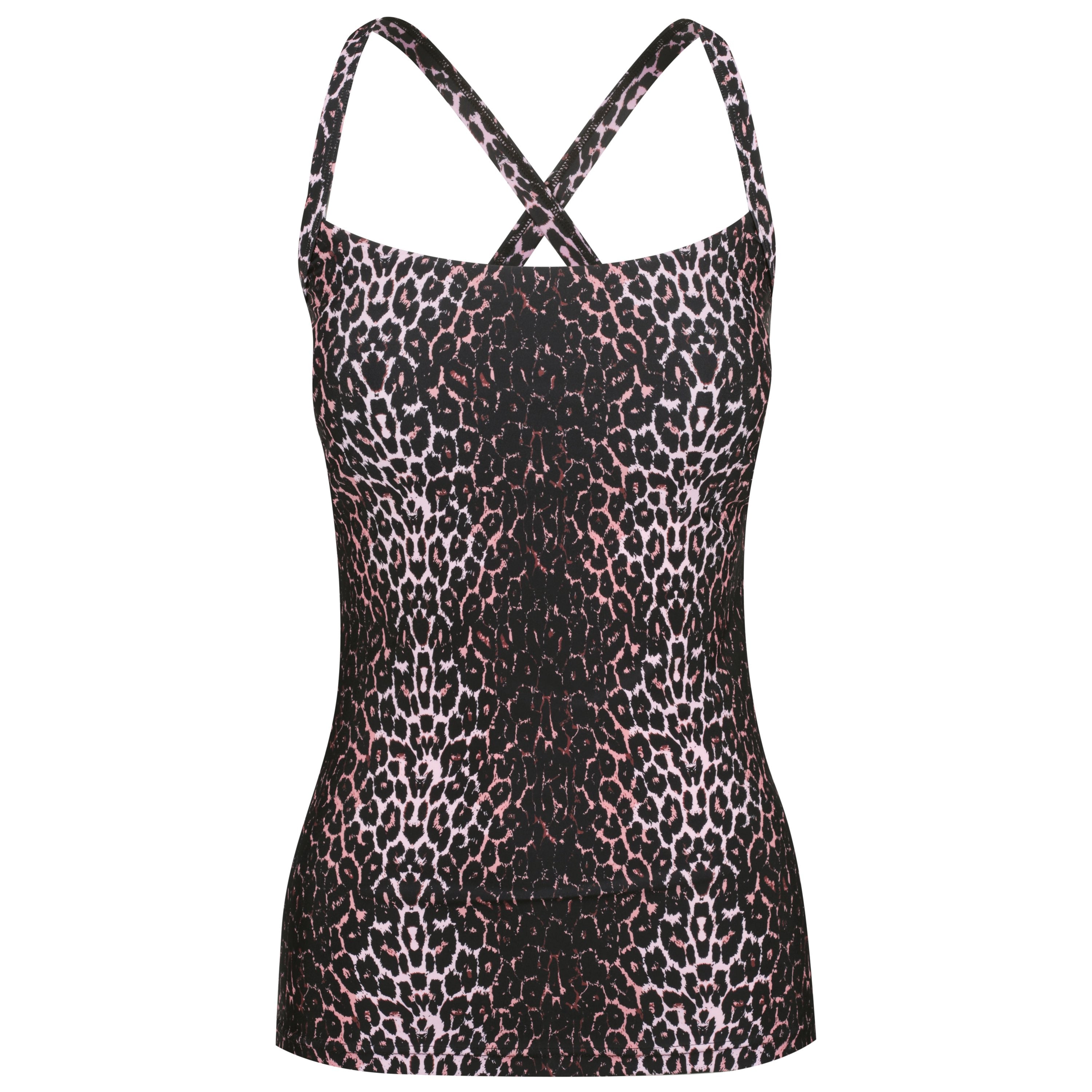 Giselle Tankini Top Final Sale - Kitty Leopard